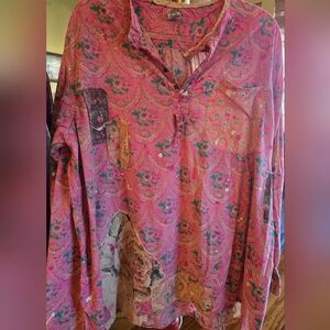 Magnolia Pearl Pink Floral Tunic
